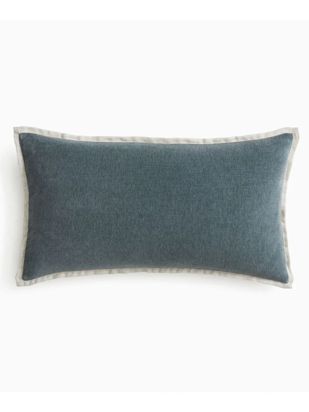 West Elm Classic Cotton Velvet Pillow Cover in Ocean